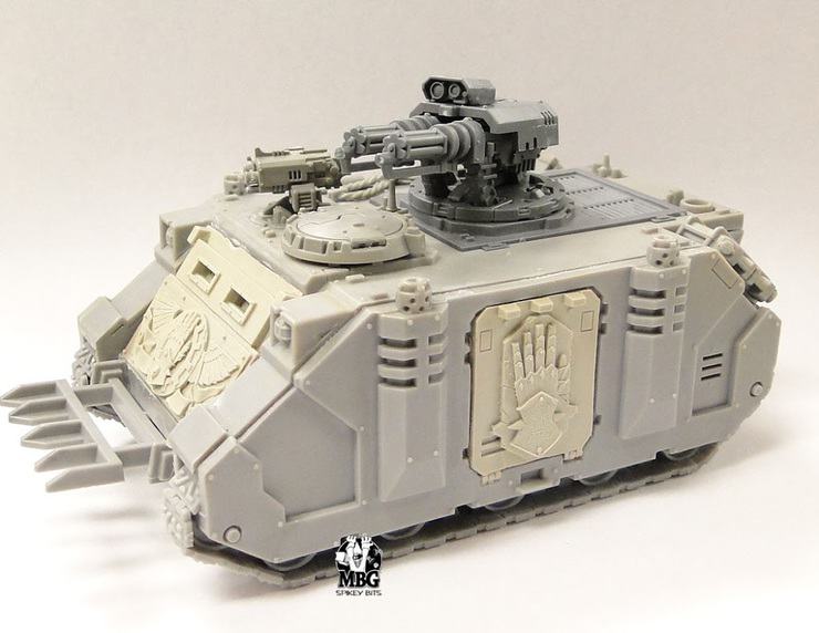 Twin-Linked Assault Cannon Assembly 40K Space Marines Land Raider