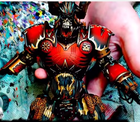 Airbrushing Tutorial   Chaos Knight Titan   Part 2   YouTube3