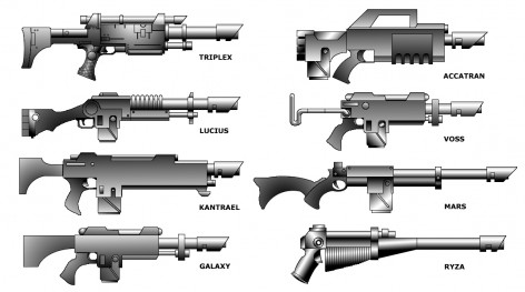 lasgun patterns