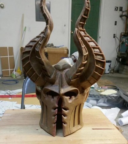 dark eldar cosplay helmet finished