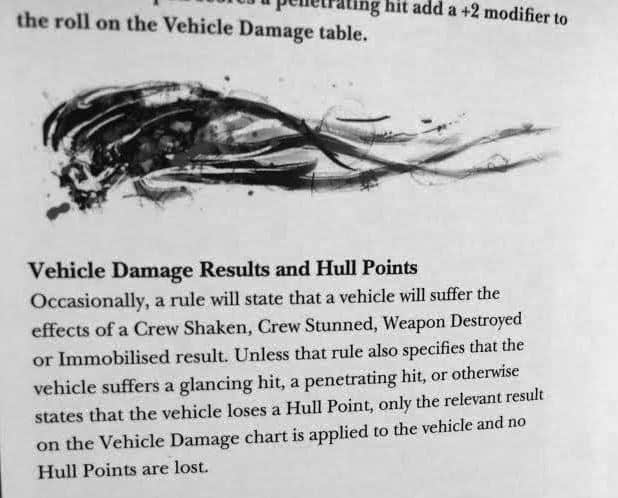 Warhammer 40k Vehicle Damage Chart