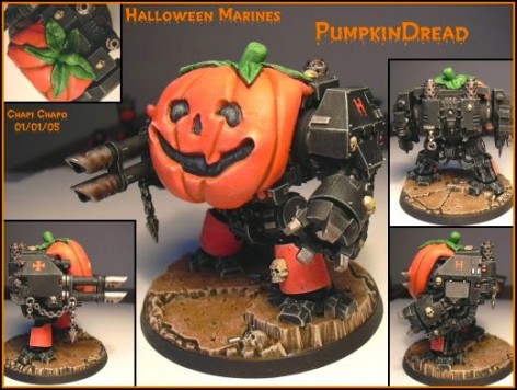 PumpkinDread Dreadnought Halloween Space Marines Espaciales