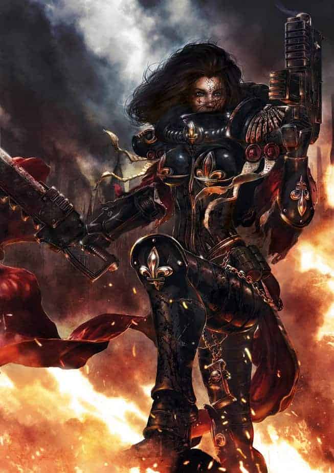 warhammer 40k art sisters of battle