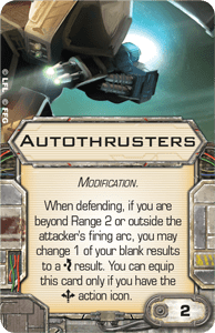  Autothrusters X-wing miniatures