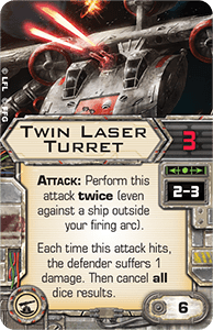 Turret Upgrade Cards X-Wing Miniatures 2.0 2nd Edition 