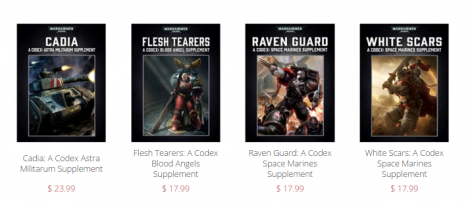 New 40k Codex Supplements SPOTTED