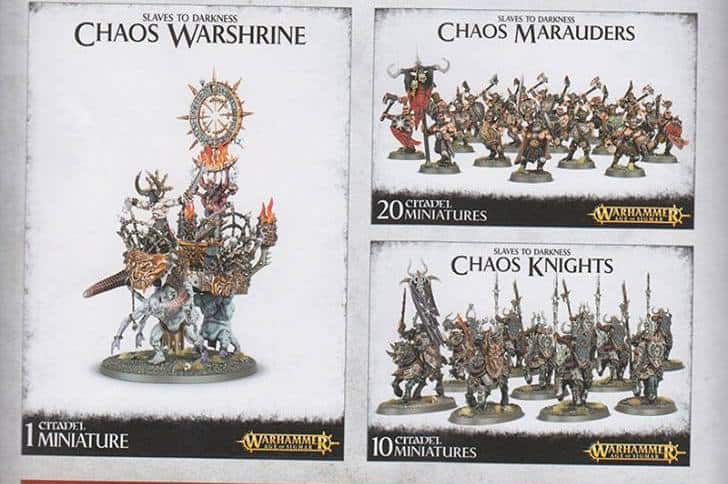 New Chaos – Slaves to Darkness Minis Pictures REVEALED