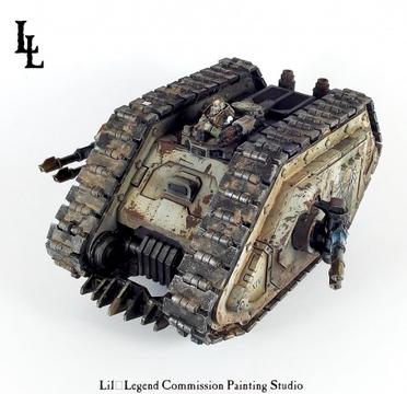 Rust is a Battlefield? – Weathered Deathguard Land Raider