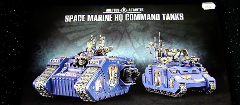 Command Tanks Space Marines