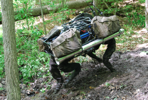 Boston Dynamics Big Dog at work