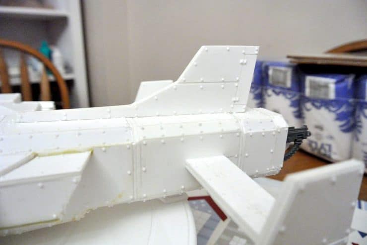 Scratch built Imperial Navy Marauder Bomber