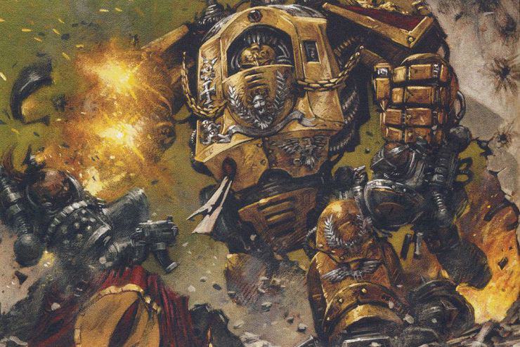 Legio Custodes Sagittarus Heresy Dreadnaught