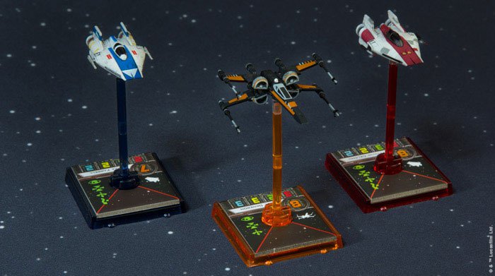 x-wing colored bases