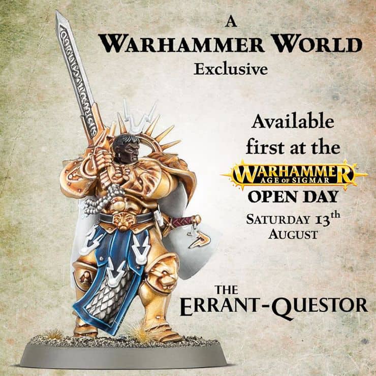 warhammer world exclusive errant-questor