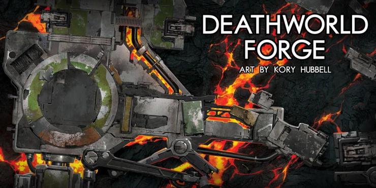 deathworld_forge game mat