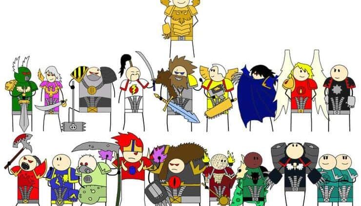 the emperor and primarchs