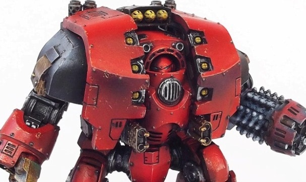 blood angels leviathan dreadnought painted forge world