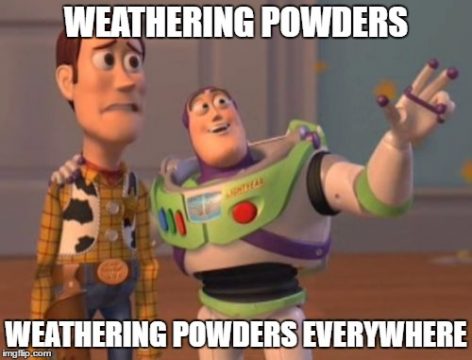 weathering-powders