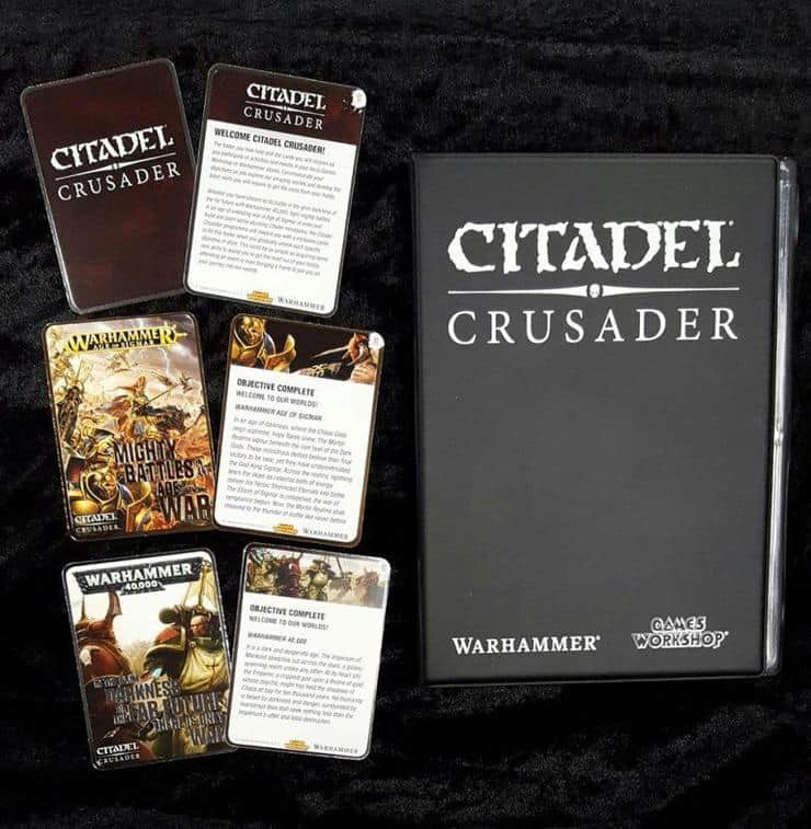 citadel crusader card set promo warhammer 40k games workshop