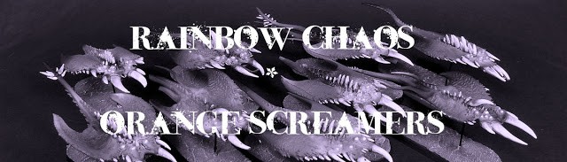 Rainbow Chaos - Orange Sreamers Chaos Daemons Tzeench