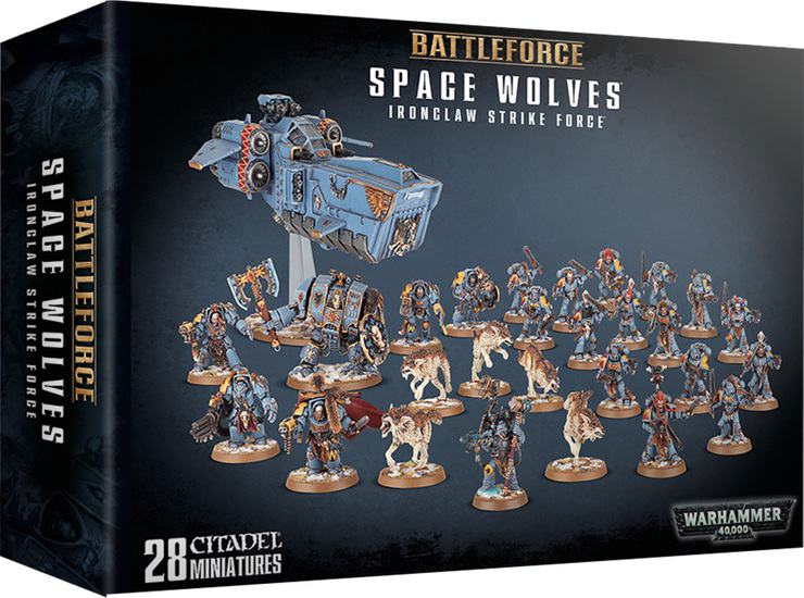 99120101196 8th Edition Games Workshop Warhammer 40k Start Collecting Space Wolves