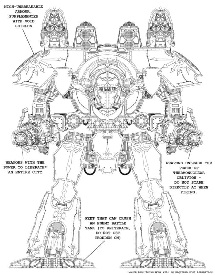 titan warlord schematic