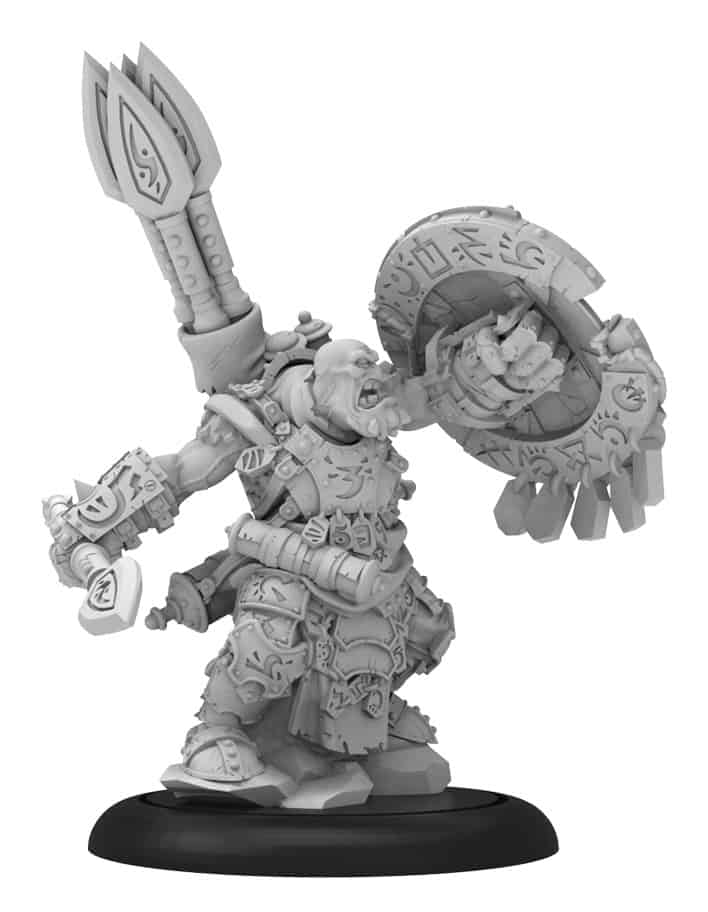Madrak, Great Chieftan-Trollbloods Warlock (metal/resin) 