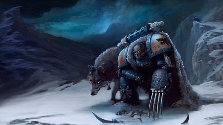 Space Wolves Snow Wal Hor