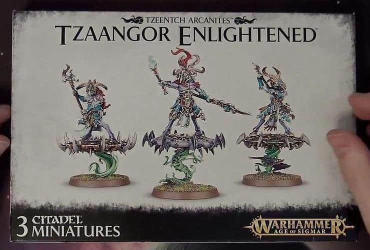 Warhammer Age of Sigmar Tzeentch Arcanites Tzaangor Enlightened 3 Miniatures for sale online