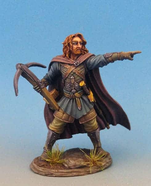 MALE WARRIOR WITH CROSSBOW dark sword