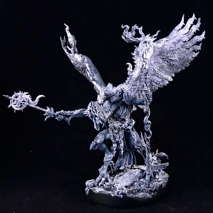 Lord of Change preparation with drybrushing