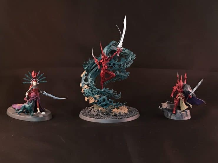 Color Blocking Eldar Triumvirate