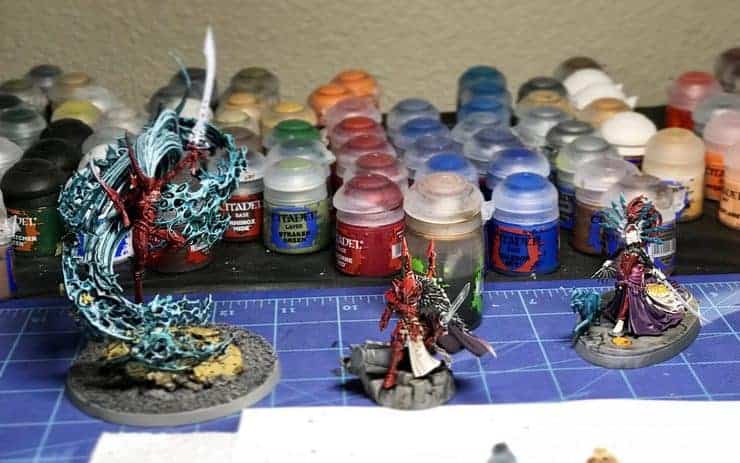 Eldar Triumvirate Initial Wash