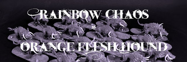 Rainbow Chaos - Orange Flesh Hound