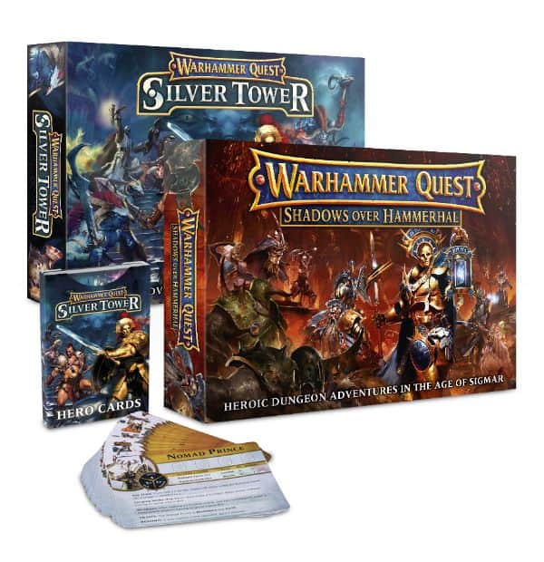 Warhammer Quest Silver Tower Treasure Cards/Skill Cards Still Sealed 
