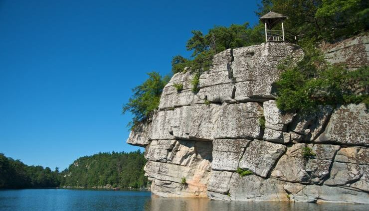 lake cliff terain