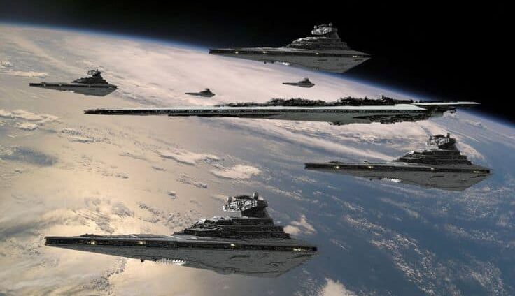 x wing star destroyers