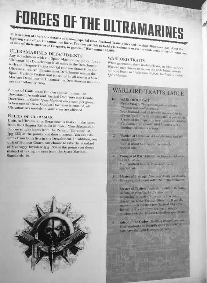 BREAKING: Ultramarines New Rules Spotted From Gathering Storm