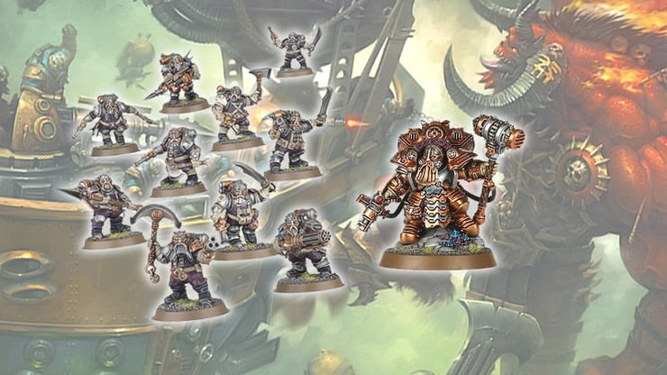 Kharadron Overlords Admiral and Company