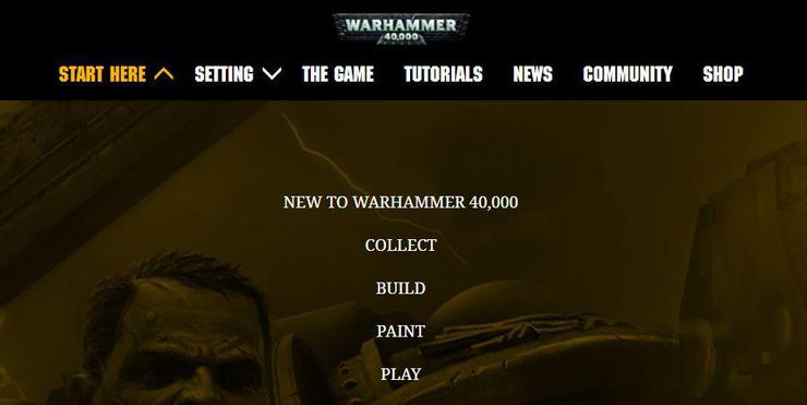 Warhammer Website Start Here