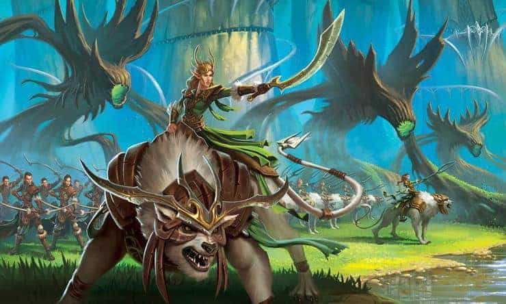 Runewars Latari Elves Wal Hor