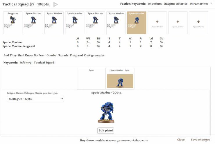 More 40k Armies Updated In New 8th List Builder