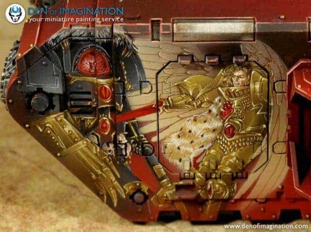 Den Of Imagination Table Of Blood Angels Retro Army
