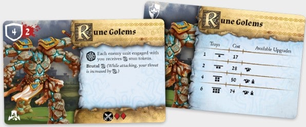 Rune Golem cards