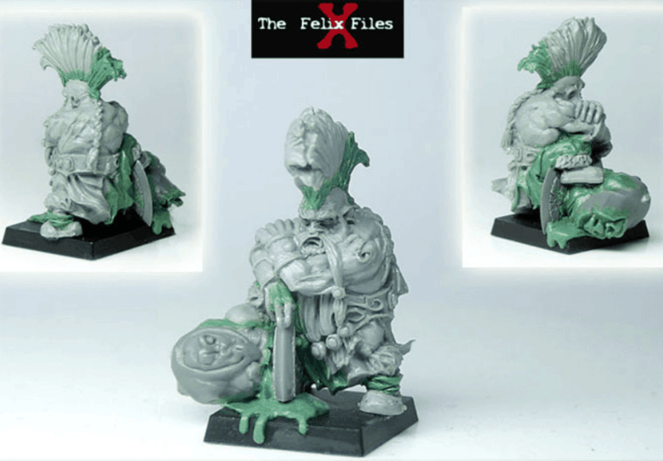 Avatars Of War 3D Printed miniature Furie elfe noir 4 