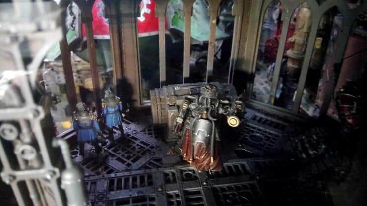 titan dock diorama display