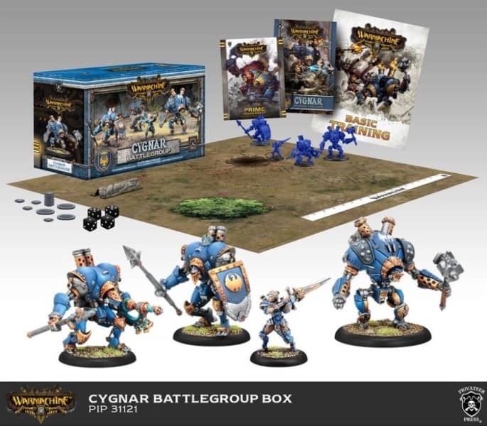 Cygnar Battlegroup box