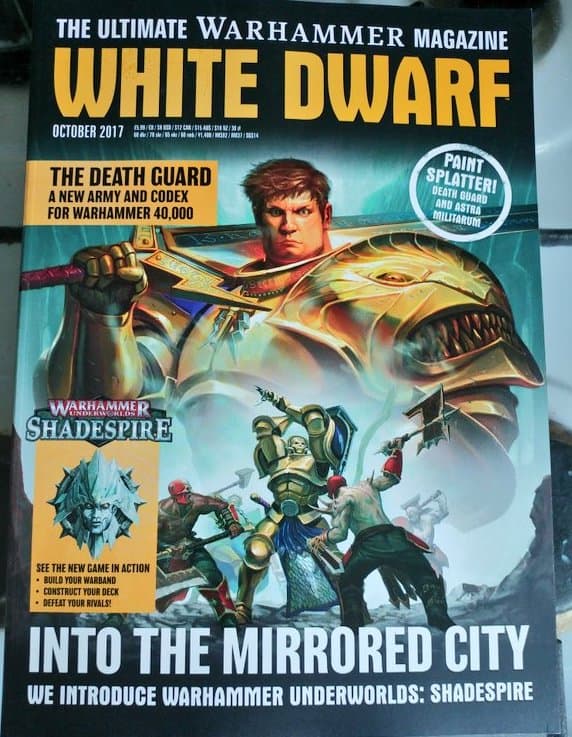 Warhammer Magazine October 2017 White Dwarf 