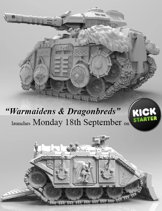 Warmaidens & Dragonbreds Kickstarter