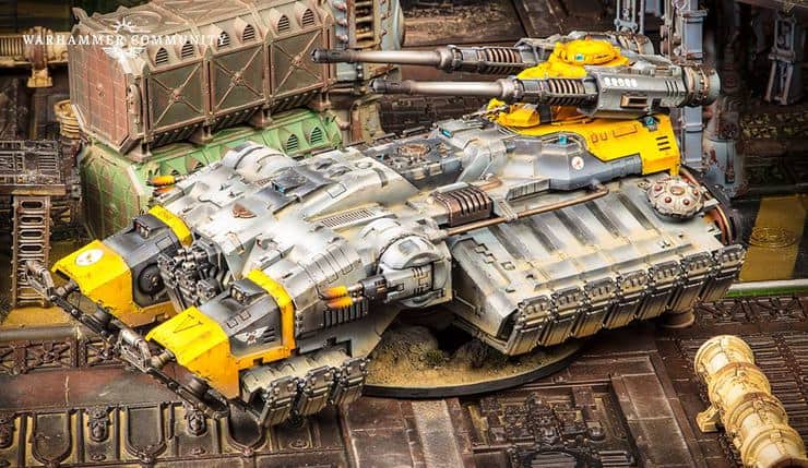 warhammer 40k astraeus super heavy tank battle report